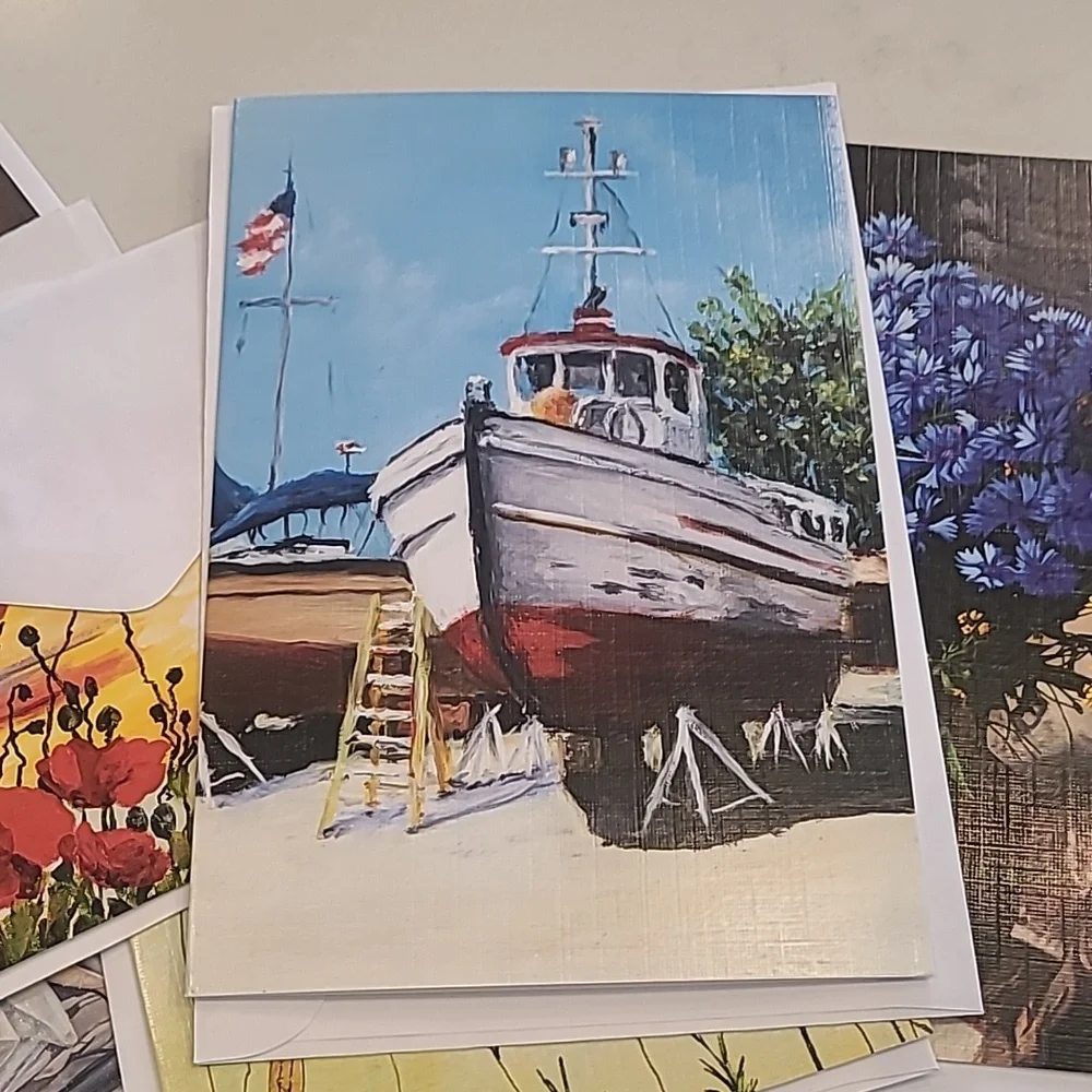 Colorful Blank Greeting Card Set